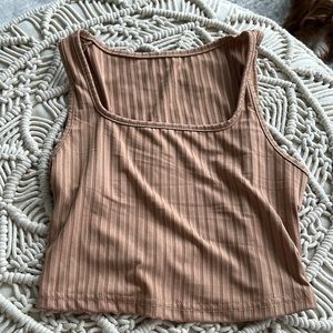 Tan Shein tank top